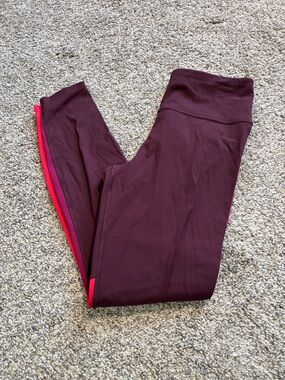 Athleta Asym Colorblock Leggings size small